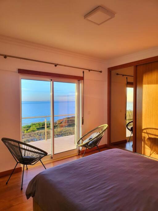 Appartamento Nazare Uninterrupted Views And Sounds Of The Sea Pataias Esterno foto