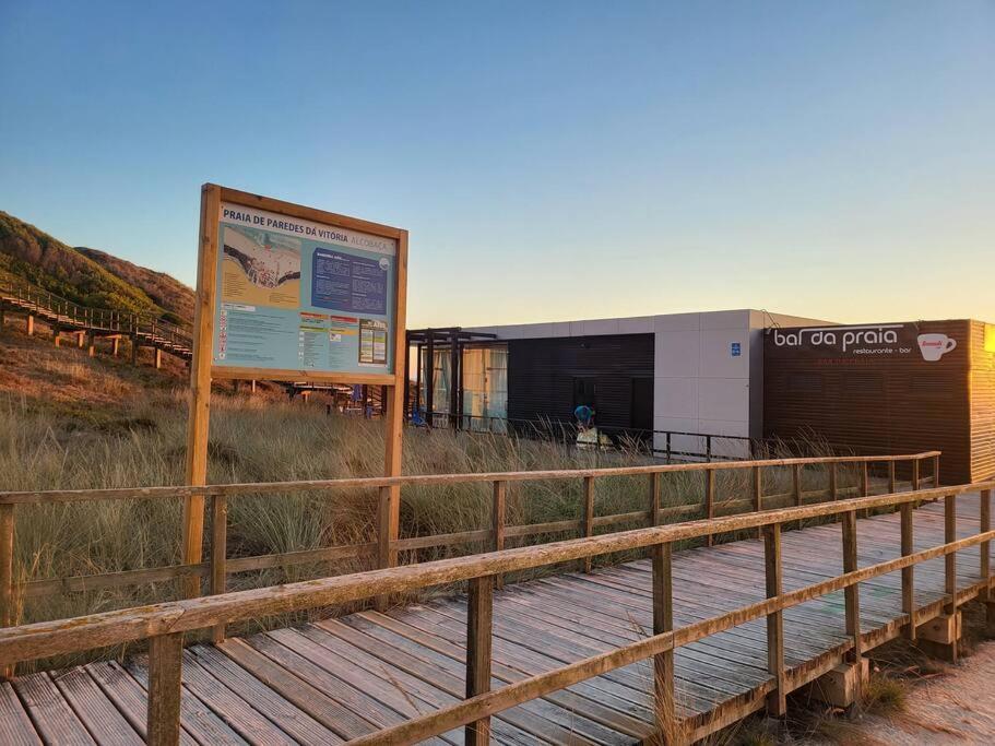 Appartamento Nazare Uninterrupted Views And Sounds Of The Sea Pataias Esterno foto