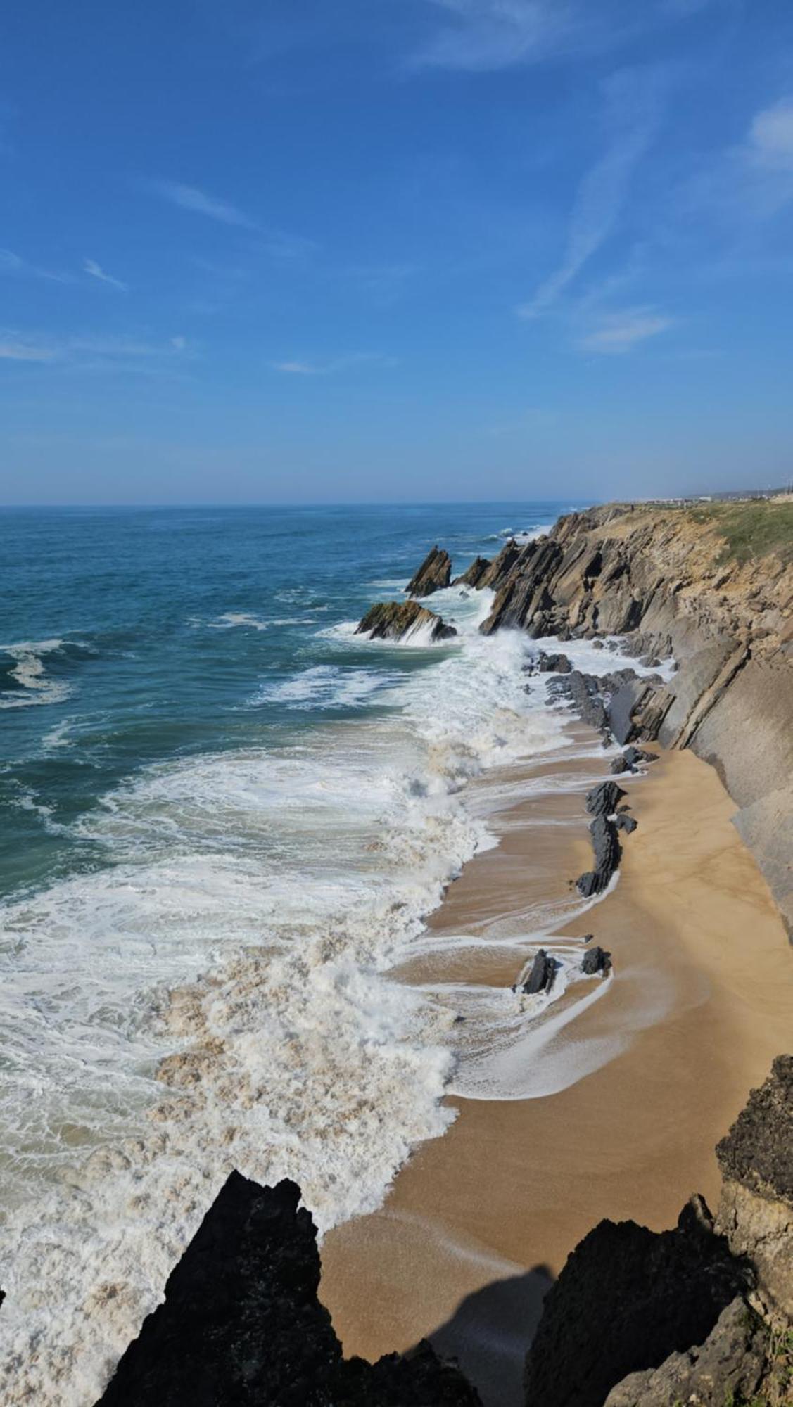 Appartamento Nazare Uninterrupted Views And Sounds Of The Sea Pataias Esterno foto