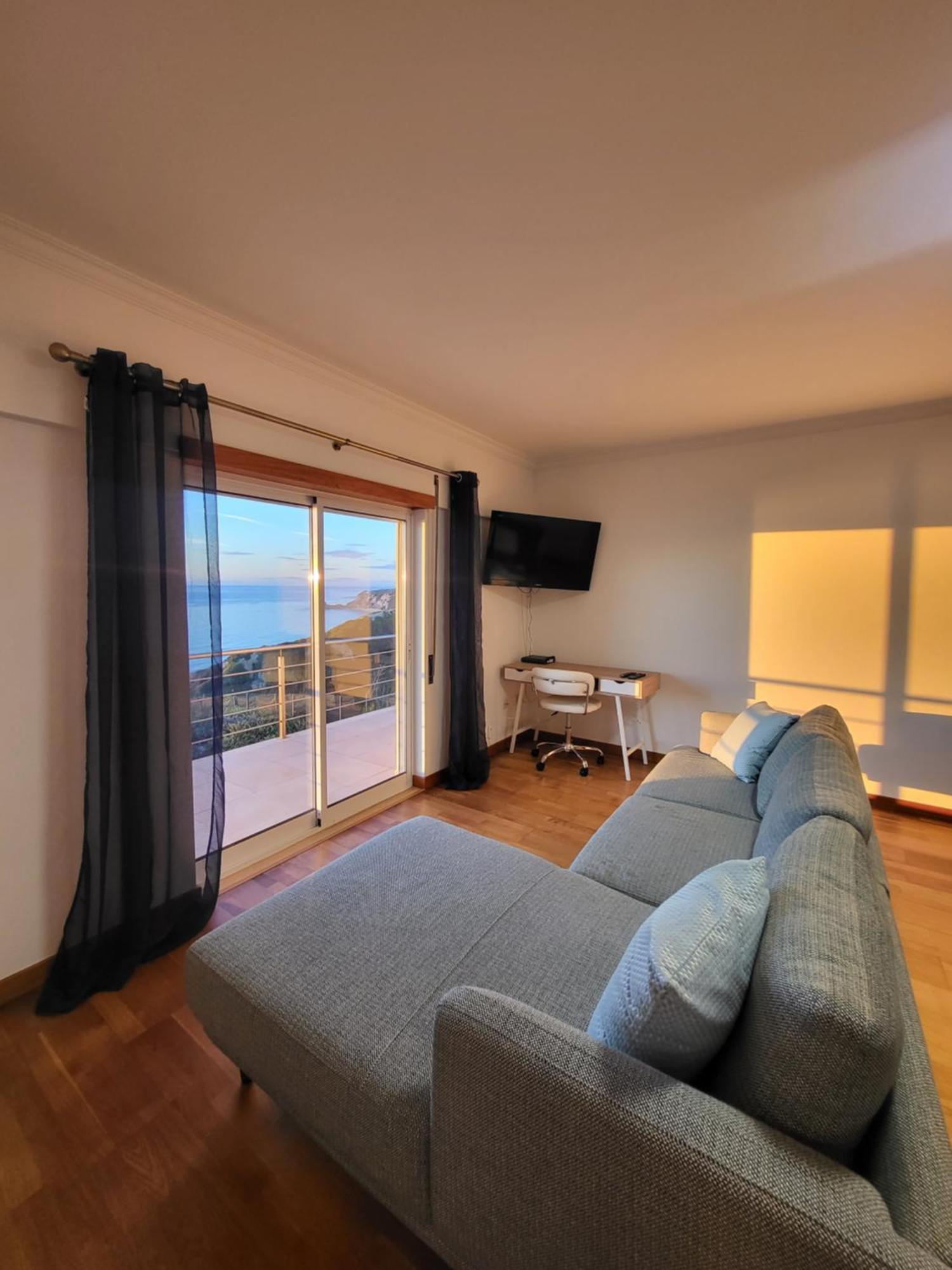Appartamento Nazare Uninterrupted Views And Sounds Of The Sea Pataias Esterno foto
