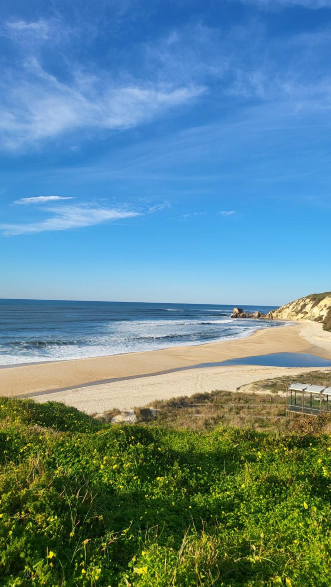 Appartamento Nazare Uninterrupted Views And Sounds Of The Sea Pataias Esterno foto