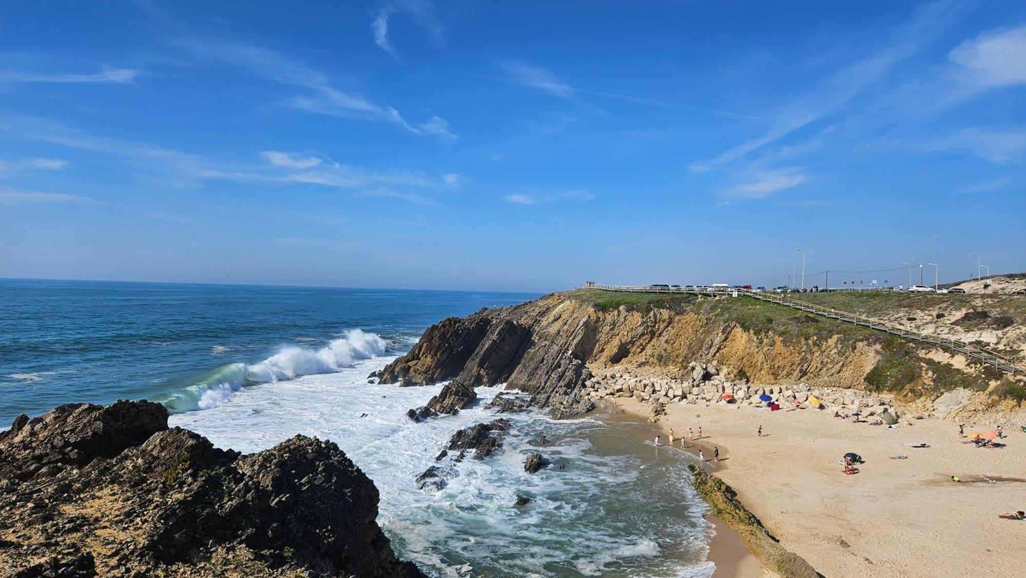 Appartamento Nazare Uninterrupted Views And Sounds Of The Sea Pataias Esterno foto
